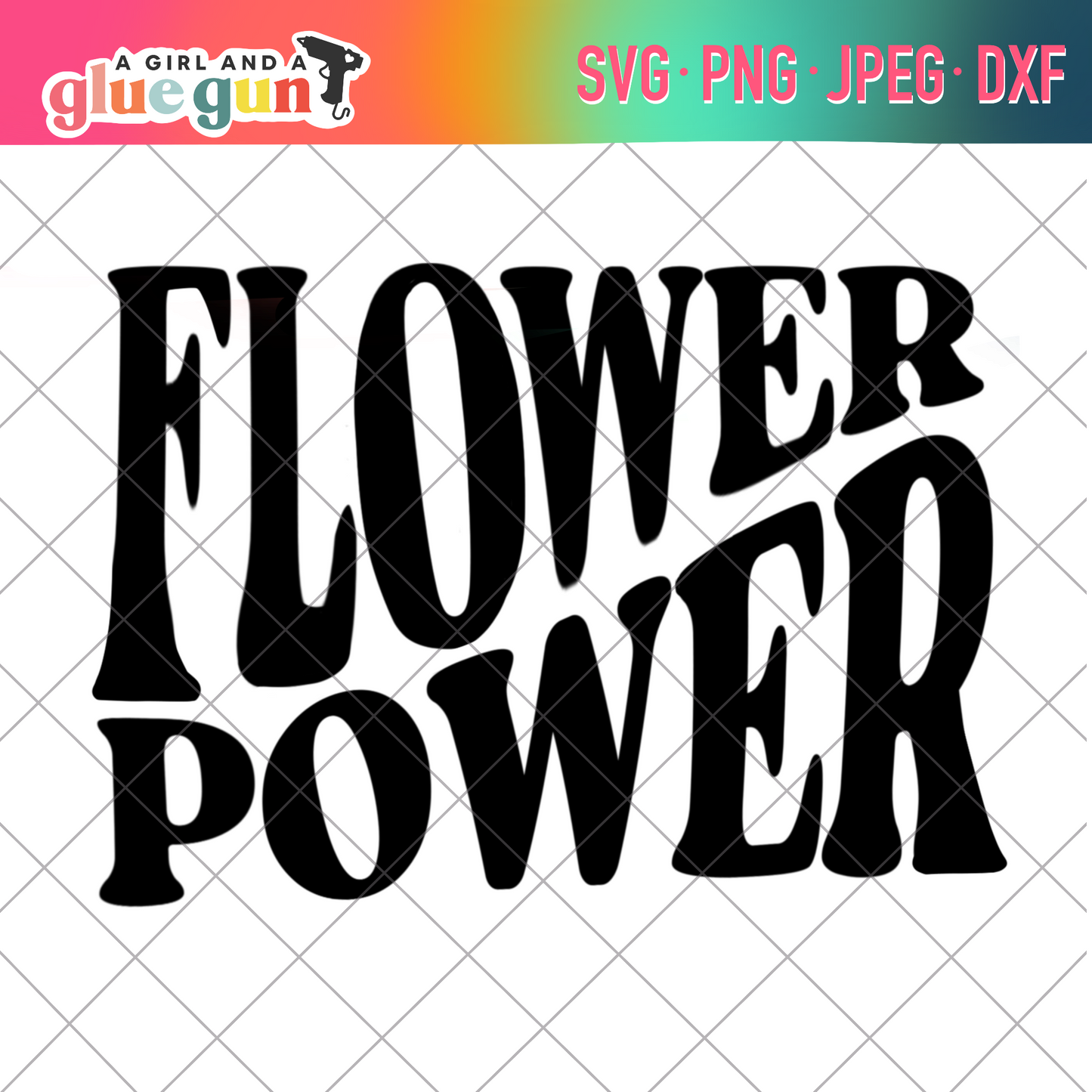 Flower Power SVG cut file