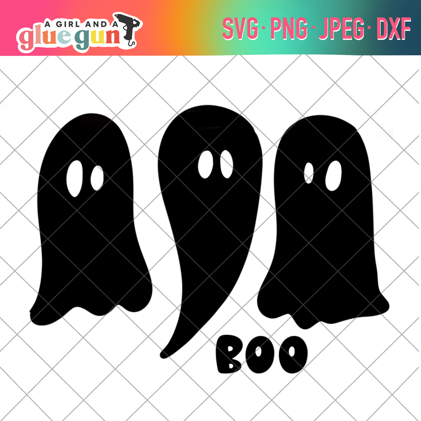 Ghosts SVG cut file