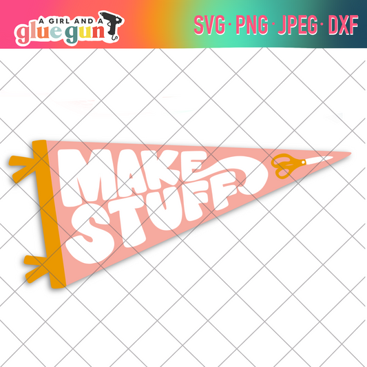 Make Stuff Banner SVG cut file