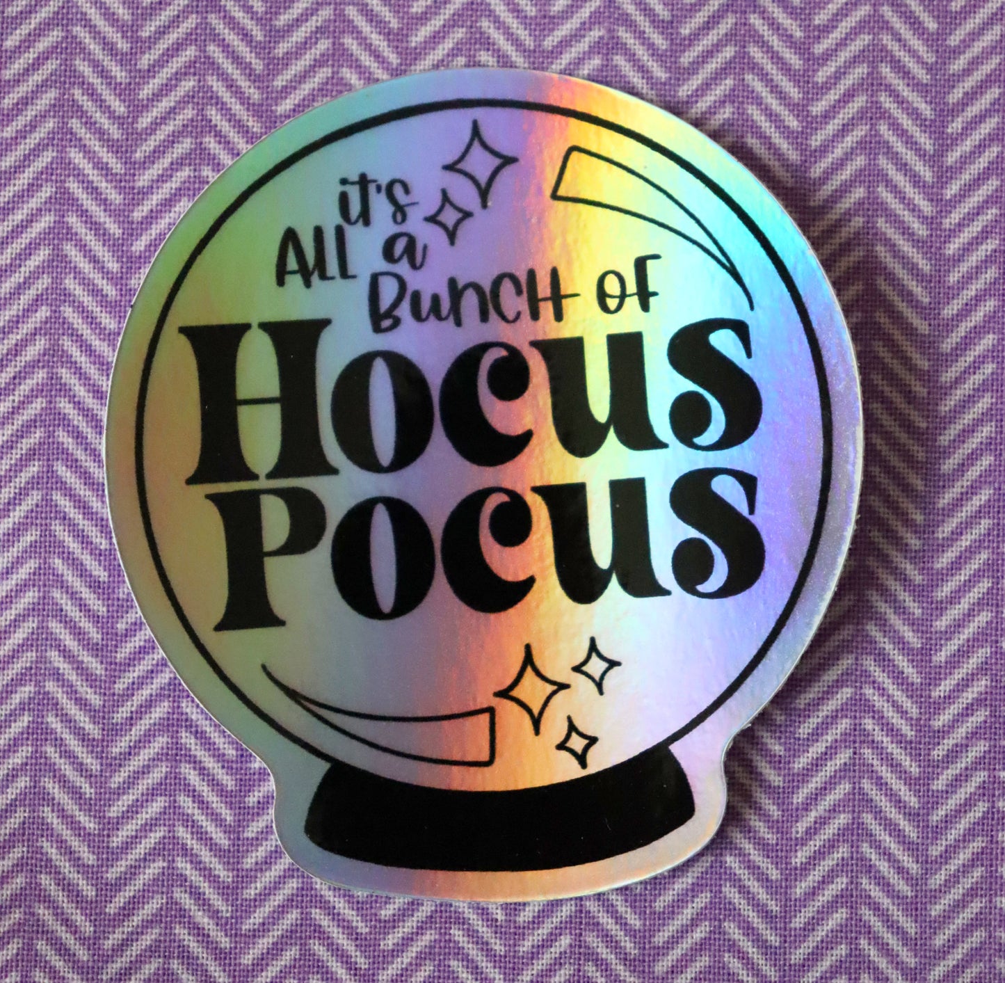 Hocus Pocus Holographic Sticker