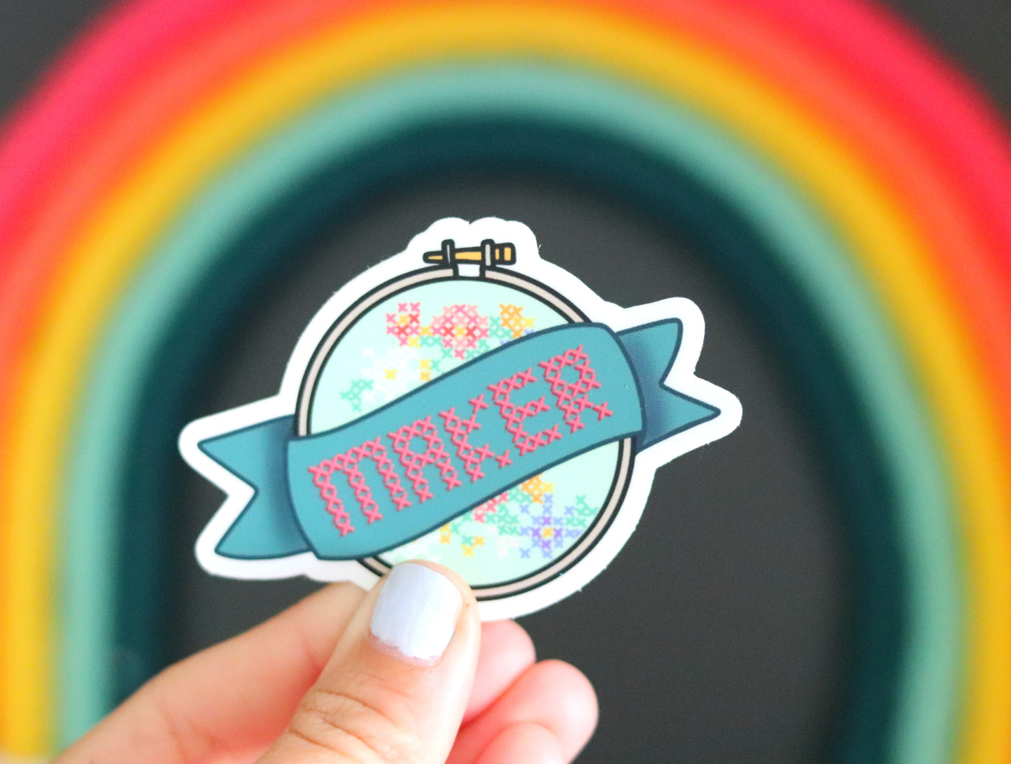 Maker embroidery Sticker